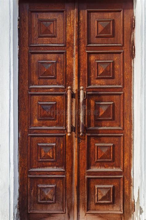 Old Wooden Swing Door Stock Photo Image Of Warm Swing 237570280