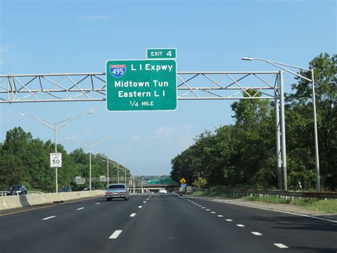 New York Interstate 295 Northbound Cross Country Roads