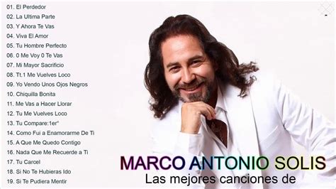 Mix De Marco Antonio Solis Y Los Bukis Mix El Mejor Mix Romantico De