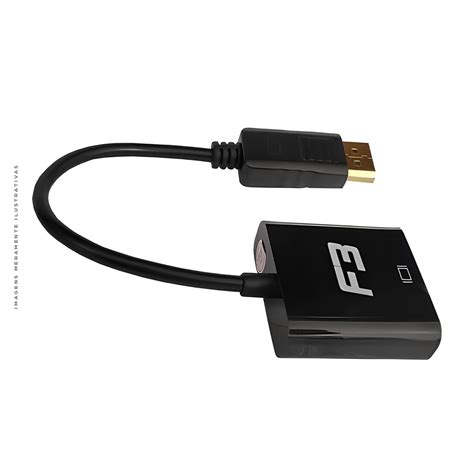 Adaptador Displayport Para HDMI F3 Preto JC CB DMI