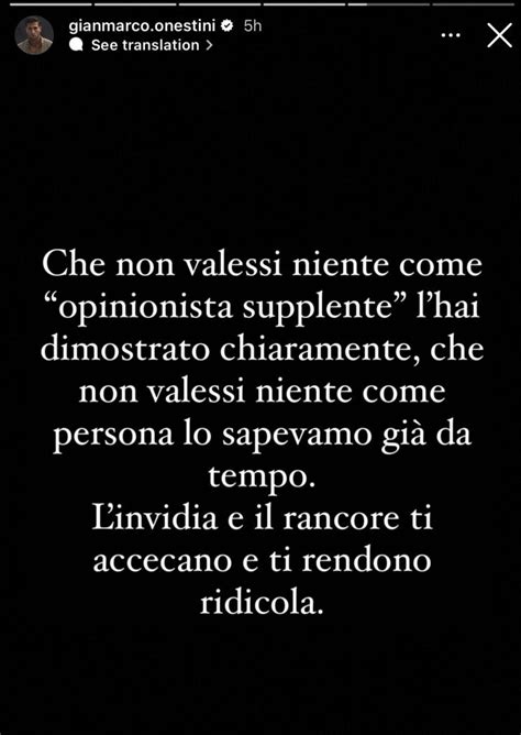 Gianmarco Onestini Sullo Scontro Tra Soleil E Il Fratello Luca Non