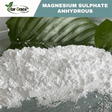 China Magnesium Sulphate Anhydrous Powder Suppliers Producer