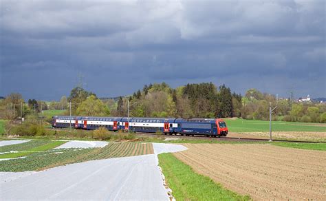 Re 450 DPZ Of SBB Between Fehraltorf And Illnau