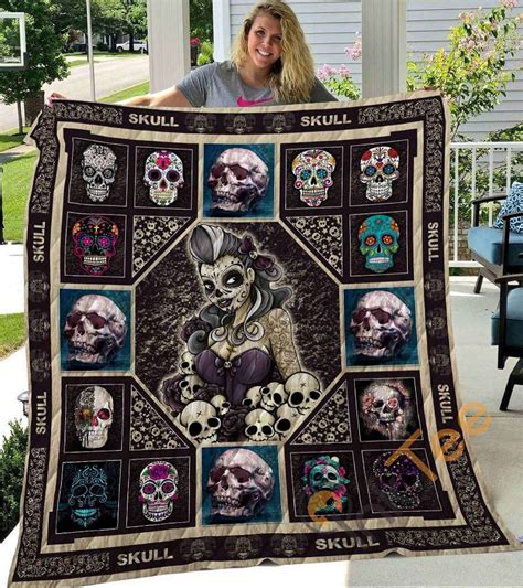Skull Quilt Bluefink