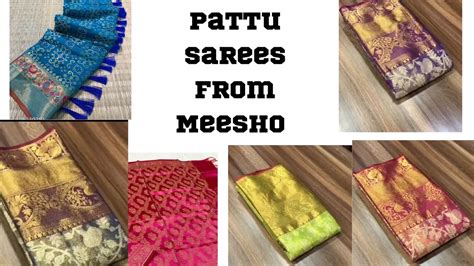 Meesho Pattu Sarees Quality YouTube