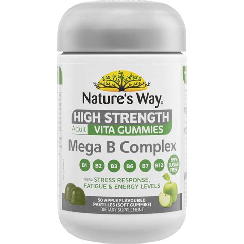 Nature S Way High Strength Adult Mega B Complex Vita Gummies Pack