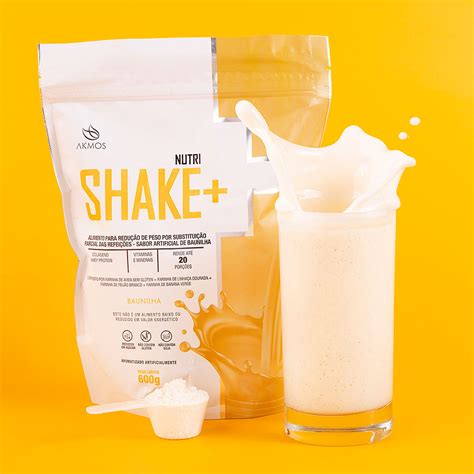 Loja Oficial Akmos Nutri Shake Mais Baunilha