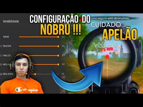 CONFIGURAÇÃO DO NOBRU TOP 1 GLOBAL NO FREE FIRE FAZ JOGADAS ÉPICAS