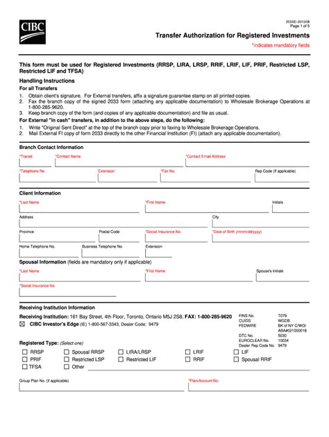 Cibc Pre Authorized Debit Form Fill Out And Sign Online Dochub