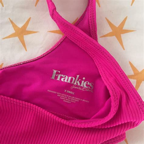 Frankies Bikinis Women S Pink Bikini And Tankini Tops Depop