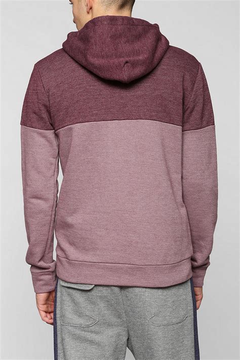 Urban Outfitters Alternative X Uo Colorblock Pullover Hoodie Sweatshirt In Purple For Men Lyst