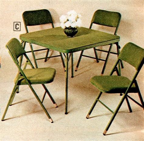 See The Vintage Card Tables And Folding Furniture Almost Everyone Used To