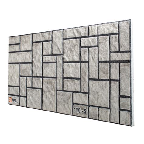 Декоративен стенен панел EasyWall Квадратен камък, 3D, Стиропор с ...