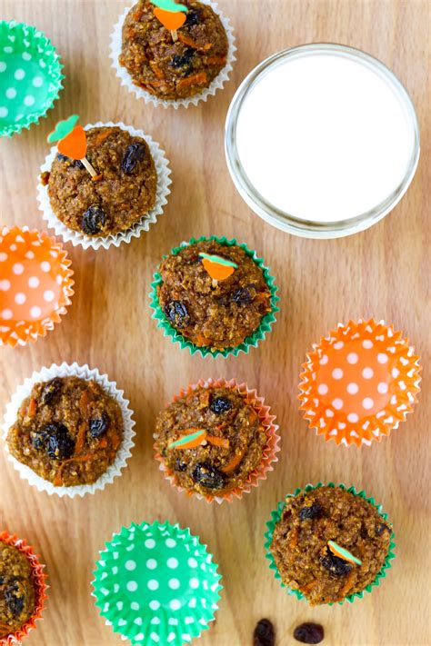 Mini Carrot Cake Bran Muffins Ate