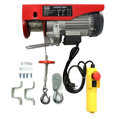 Buy Iropro 550lbs 250KG Electric Hoist Winch Electric Lift Scaffold