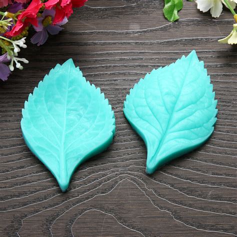 Silicone Mold Flower Leaf Diy Fondant Cake Mould Decoratetools Peony