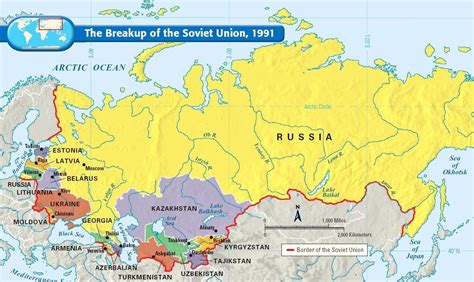 USSR map - Map USSR (Eastern Europe - Europe)