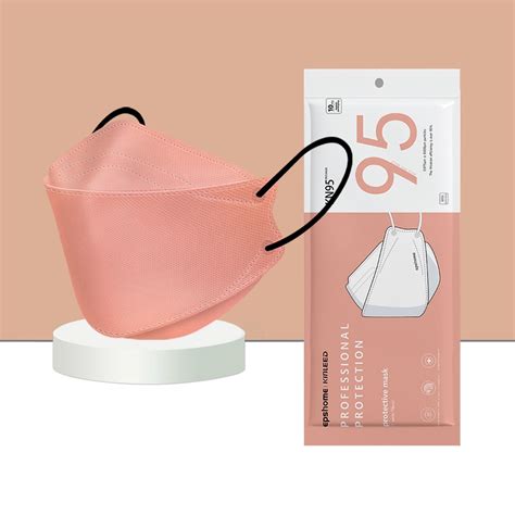 Kilala 50PCS KF94 Face Mask Original Khaki Nude Mask FDA Approved Face