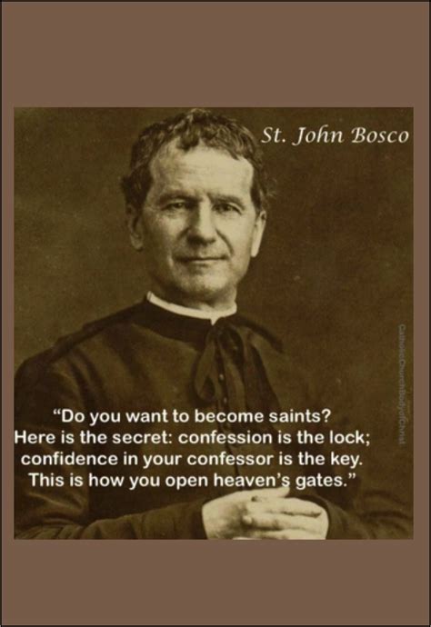 Saint John Bosco Do You Want To Become Saints Here Is The Secret