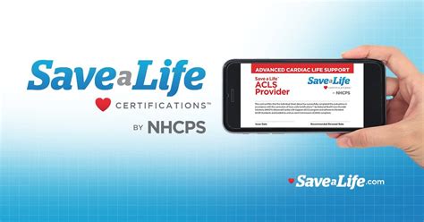 Nhcps Save A Life Bls Pals Acls Certification Or Recertification