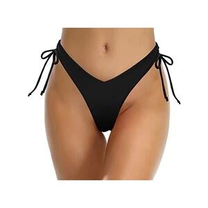 Shekini Slip Bikini Donna Costume Da Bagno High Cut Coulisse Regolabile