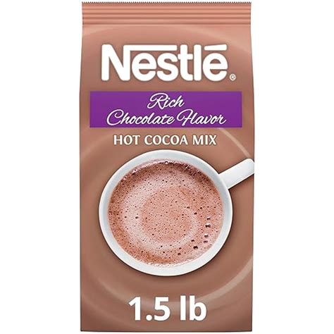 Amazon Nestle Hot Chocolate Mix Rich Chocolate Flavor Bulk Whipped Hot Cocoa Mix Lb Bag