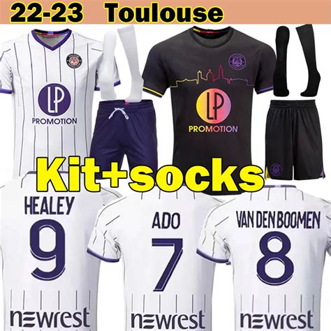 2022 2023 Toulouse FC Soccer Jerseys Maillot De Foot Rhys Healey ...