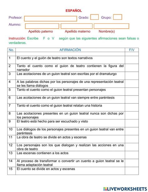 The Spanish Language Worksheet For Students To Practice Their English