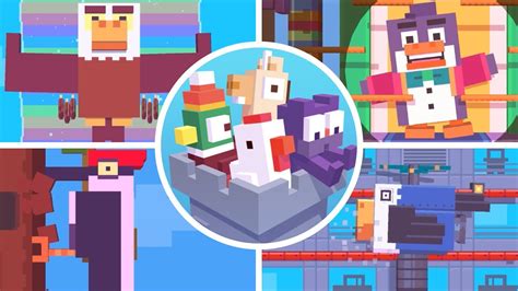 Crossy Road Castle All Bosses Apple Arcade November 2022 YouTube