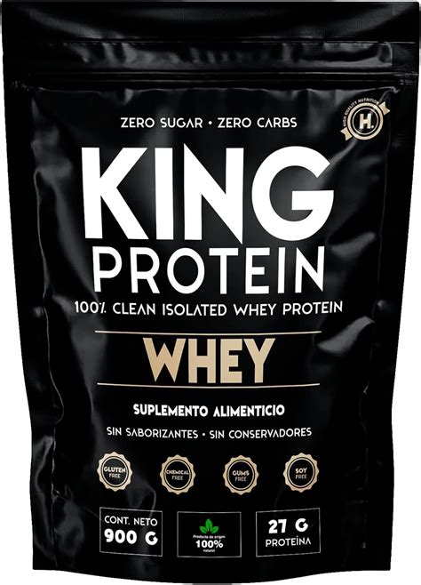 King Protein Prote Na Whey Aislada De Suero De Leche Clean Isolated