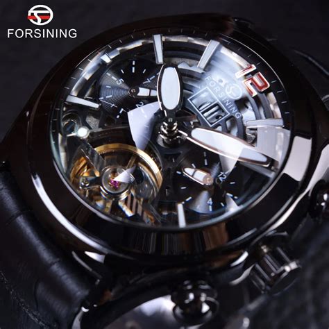 Forsining Tourbillon Leyenda Serie Completa Negro Misterioso Dise O