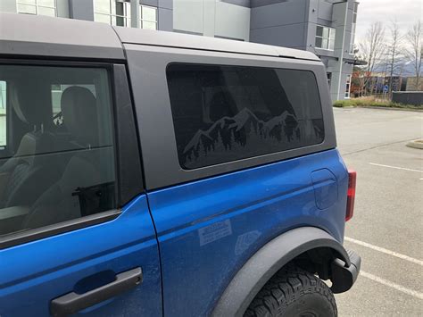 Put any cool / unique vinyl decals on your Bronco? Let's see them ...