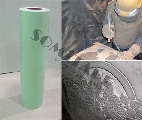 Somitape Sh3035 Easy Tear Fine Line Sandblasting Film Etch For Blasting