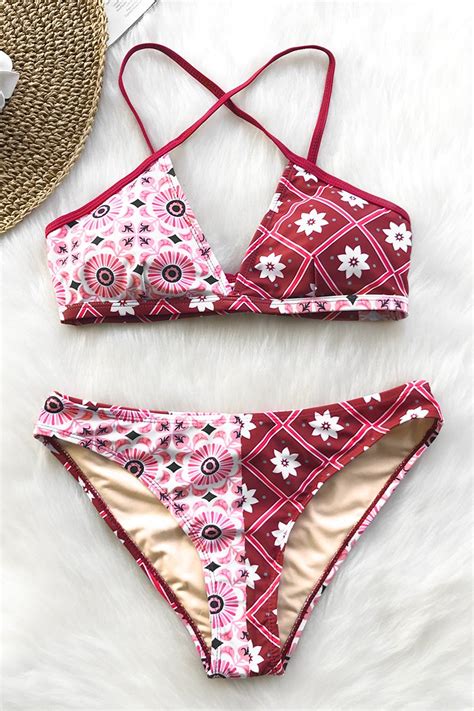 Remember You Print Bikini Set