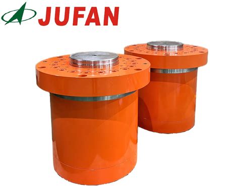 Jufan Customized Round Double Acting High Pressure Charging Hydraulic