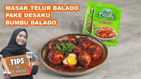 Rahasia Praktis Bikin Telur Balado Nih Pake Desaku Bumbu Balado Youtube