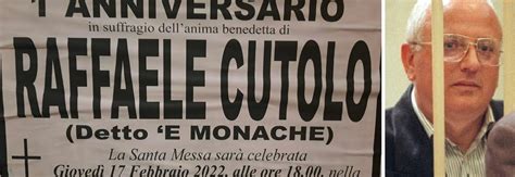 Raffaele Cutolo Morto Un Anno Fa A Ottaviano Messa E Manifesti Per