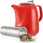 Caf Ole Rt X Rondeo Stainless Steel Tea Pot Easy Pour Teapot With