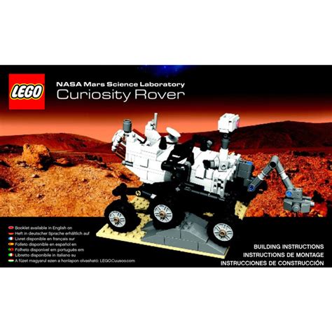 Lego Mars Science Laboratory Curiosity Rover Set 21104 Instructions