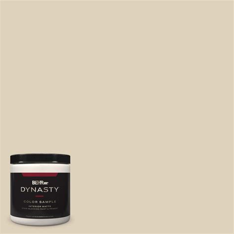 BEHR DYNASTY 8 Oz PPU4 12 Natural Almond Matte Stain Blocking