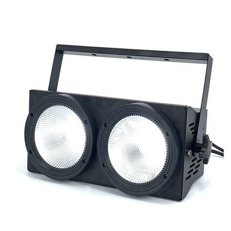 2x100w Led Cob Par Lights 200w Audience Light Rgbwa Uv 6in1 Led Strobe