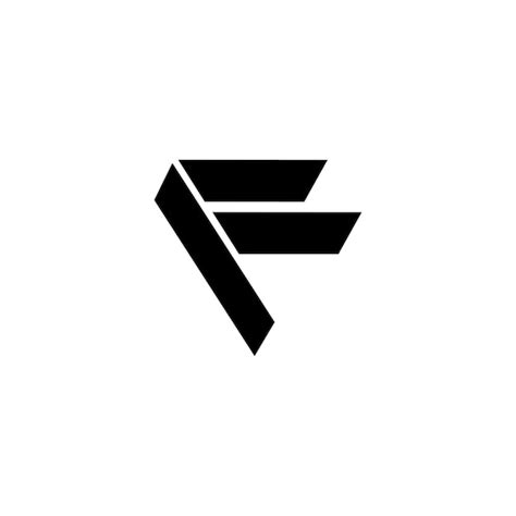 Modelo De Logotipo Da Letra F Vetor Premium