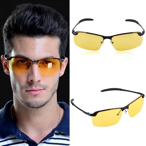 Unisex anti blowout Night Vision Polarized Glasses Driving Glasses ...