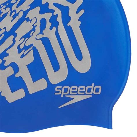 Speedo Slogan Print Blue Swiminn