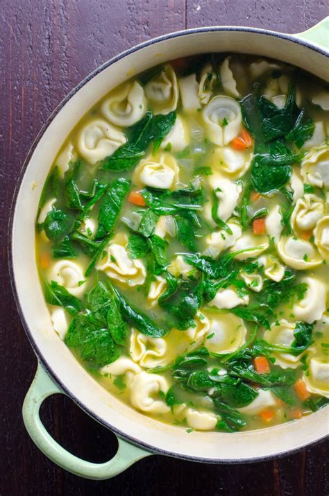 Spinach Tortellini Soup Umami Girl