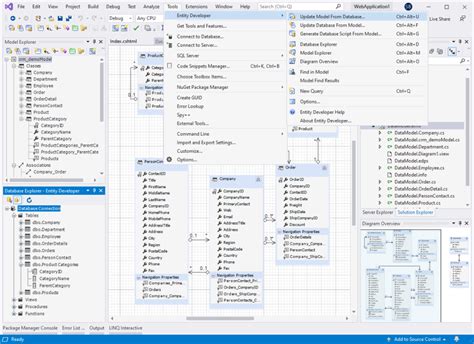 Entity Framework In Visual Studio Entity Developer