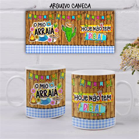 Kit Digital Para Sublima O Caneca Festa Junina Artes Elo