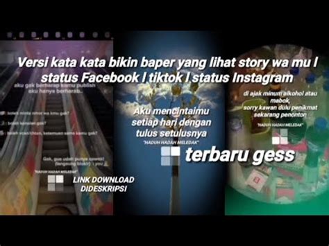 Versi Kata Kata Bikin Baper Yang Lihat Story Wa Mu L Status Facebook L