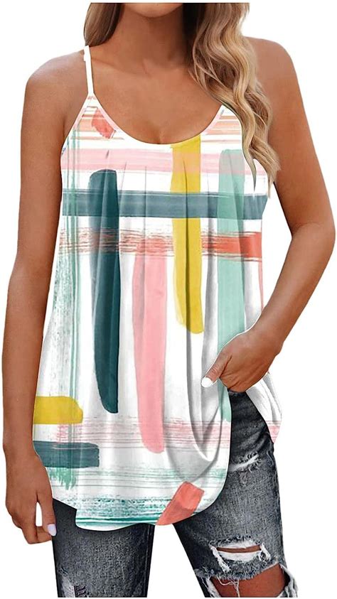 Ematop Damen Sommer Tank Top L Ssiges Lose Tshirt Sexy Elegant