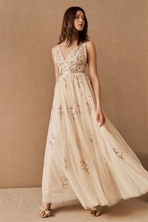 Needle Thread Petunia Gown BHLDN Bridesmaid Dresses Garden